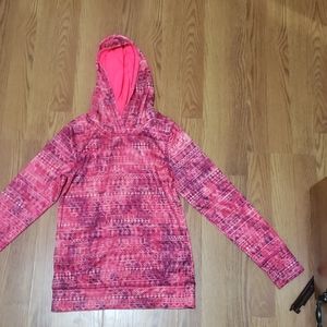 Pink aztec sweat shirt